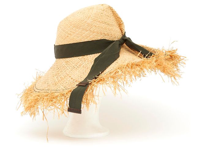 Autre Marque Lola Hats Strohhut Khaki Größe 57 Beige - Ansicht 2