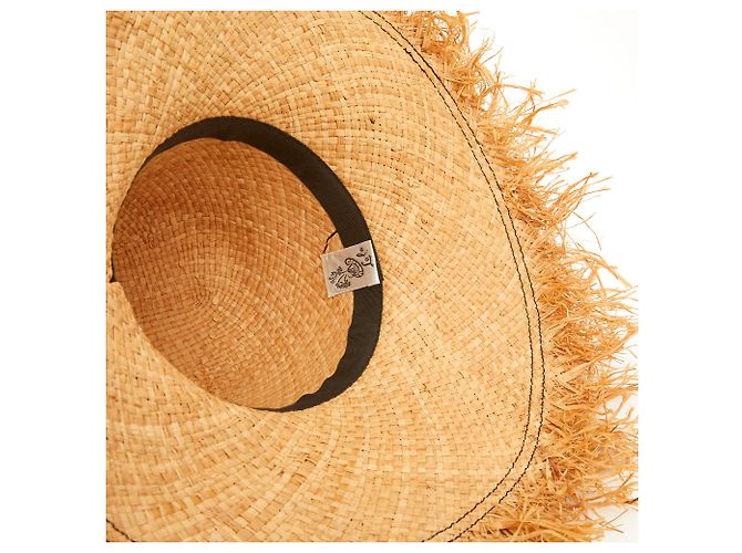 Autre Marque Lola Hats Strohhut Khaki Größe 57 Beige - Ansicht 3