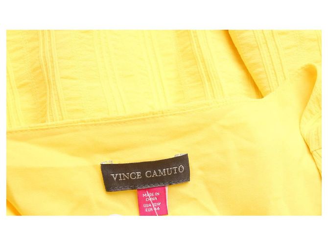 Vince Camuto Kleid in Gelb aus Polyester - Ansicht 3
