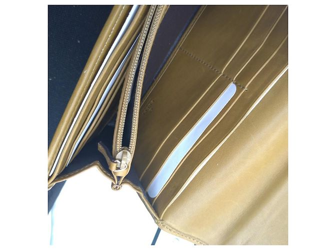 Cartera Gucci Continental Caqui - vista 3