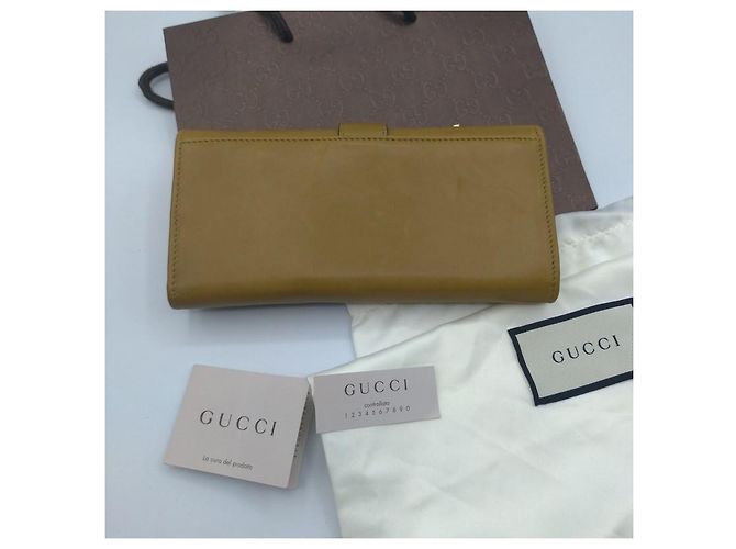 Cartera Gucci Continental Caqui - vista 8