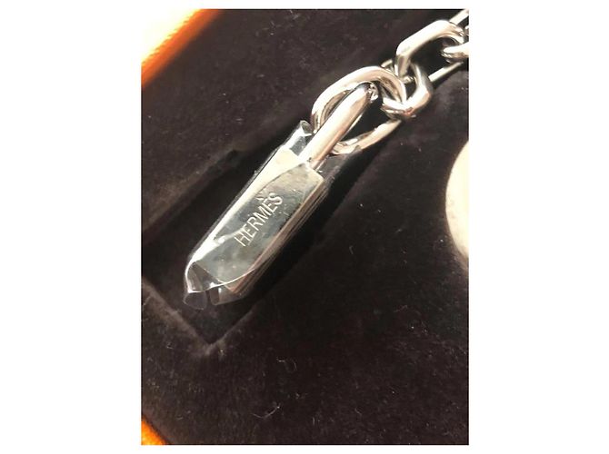 Hermès Saco de charme Hermes Breloque Hardware prateado - vista 3