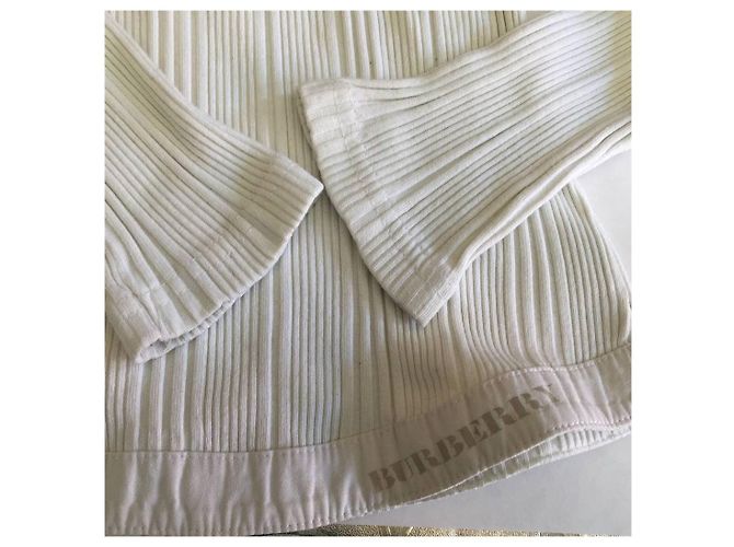 Burberry T-Shirt weiß Baumwolle Mädchen 10 Jahre - Ansicht 5