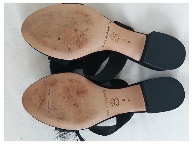 Ballerine Loeffler Randall in camoscio nero - vista 3