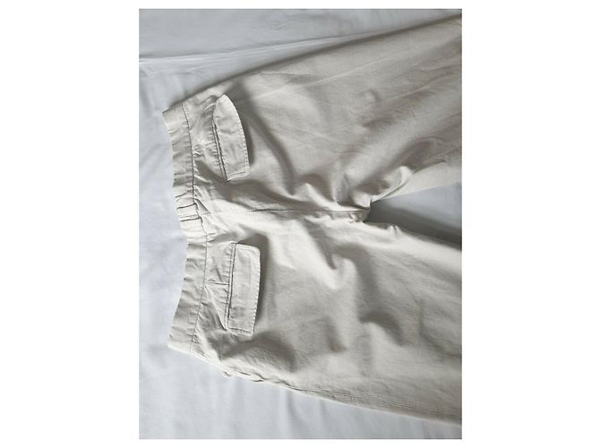 Pantalones Burberry London Blanco - vista 8