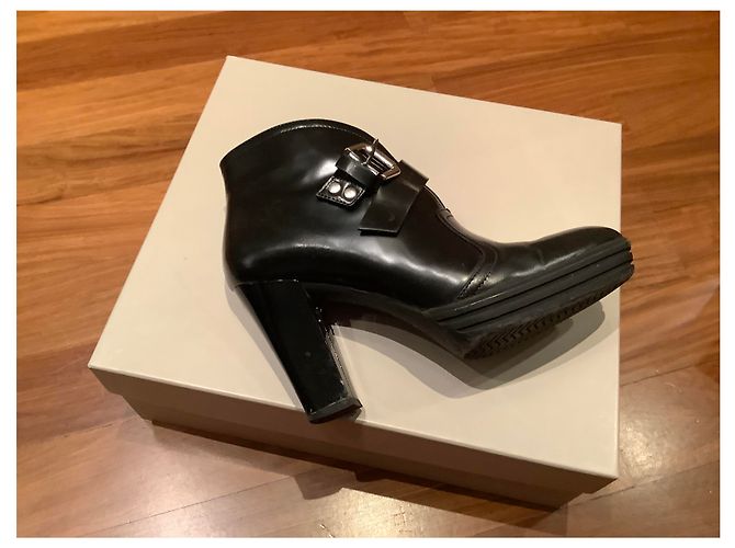 Botas Hogan de cuero negro 36 IT - vista 2