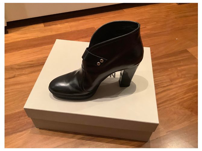 Botas Hogan de cuero negro 36 IT - vista 4