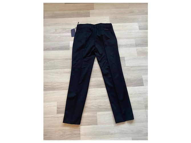 Prada Black Wool Pants Size 40 - view 2