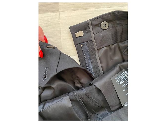 Prada Black Wool Pants Size 40 - view 6