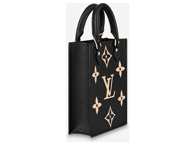 Louis Vuitton Pelle LV Petit sacplat Nero - vista 3