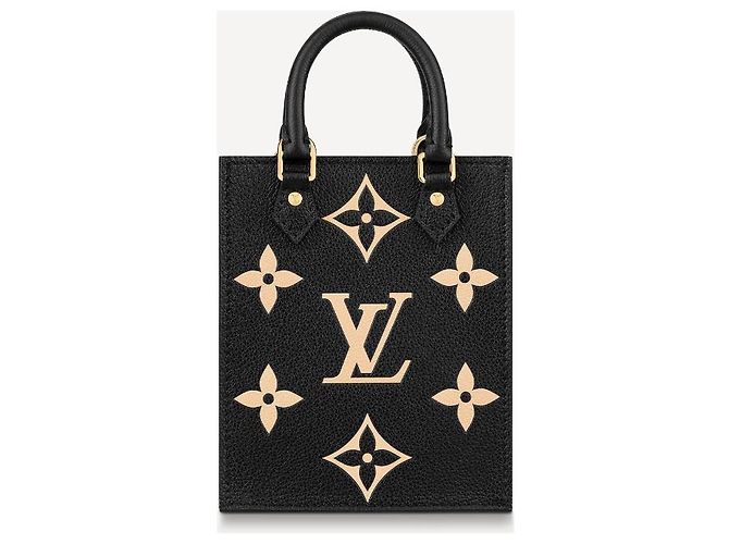 Louis Vuitton Pelle LV Petit sacplat Nero - vista 4