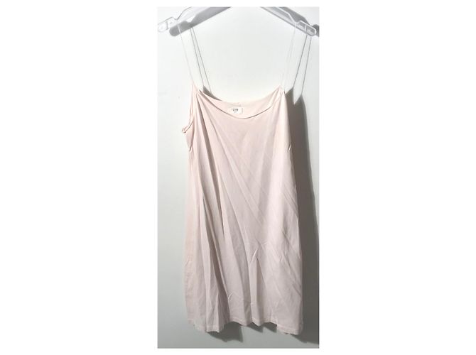 Autre Marque Abito Créa Concept in lino e viscosa rosa - vista 19