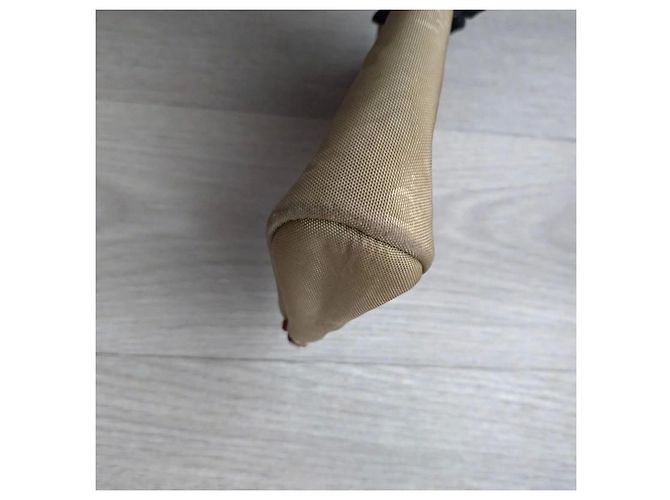 Christian Dior Geldbörse Beige Stoff - Ansicht 4