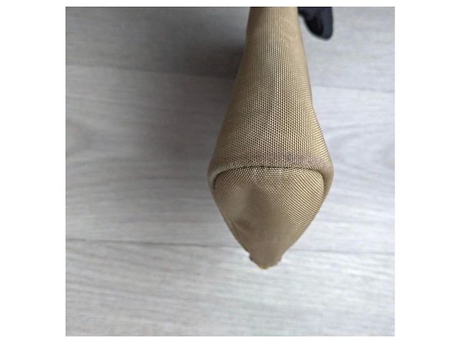Christian Dior Geldbörse Beige Stoff - Ansicht 5
