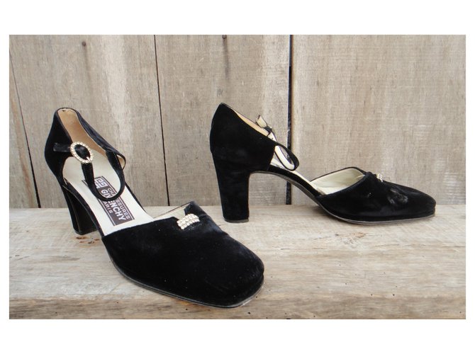 Givenchy p décolleté vintage 40 Nero - vista 3