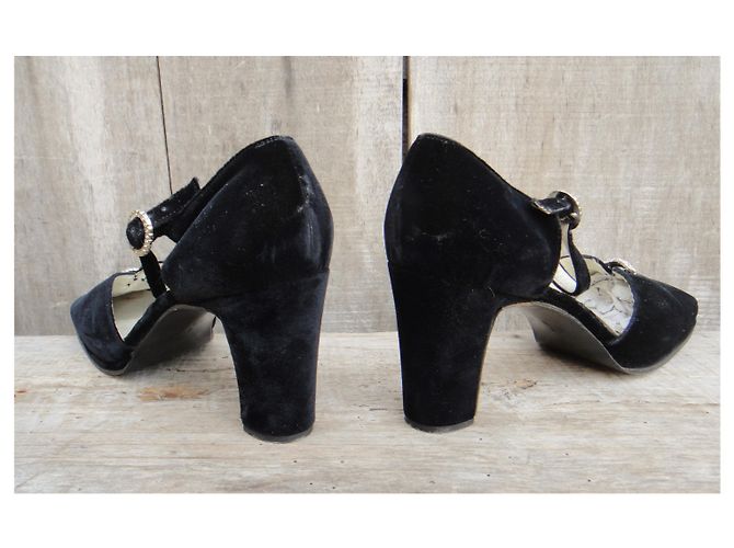 Givenchy p décolleté vintage 40 Nero - vista 5