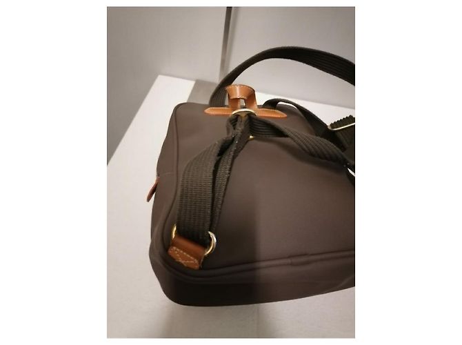 Lancel zaino marrone beige - vista 11