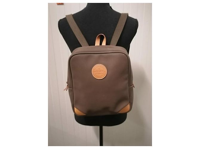 Lancel zaino marrone beige - vista 3