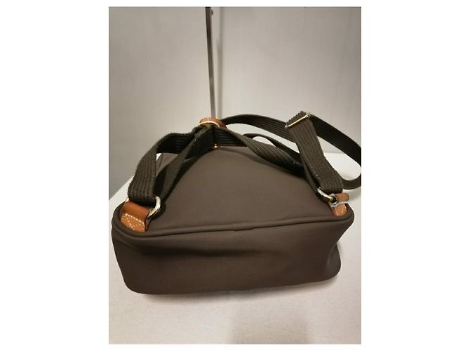 Lancel zaino marrone beige - vista 4