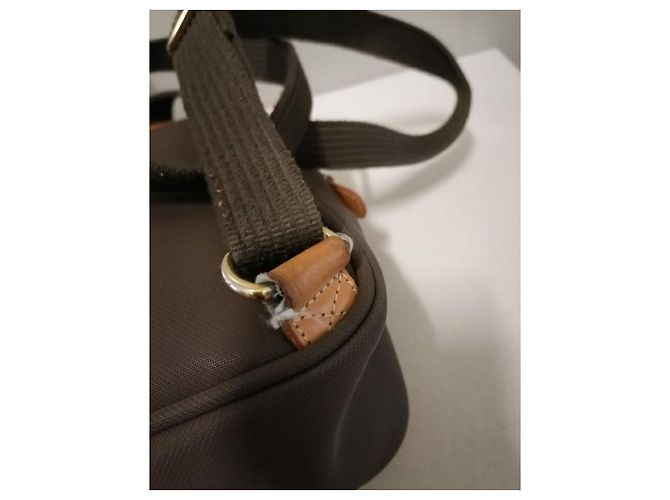 Lancel zaino marrone beige - vista 9