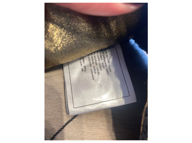 Chanel Lenços Preto Dourado - vista 5