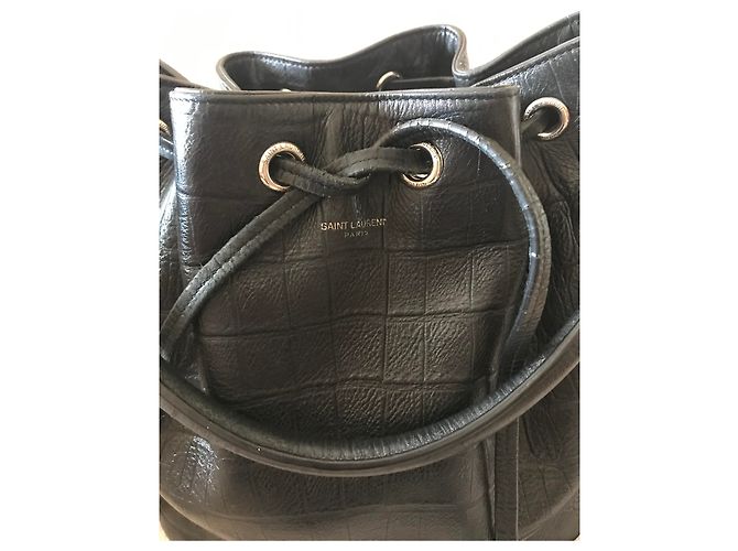 Saint Laurent Emmanuelle großes Modell Schwarz - Ansicht 6