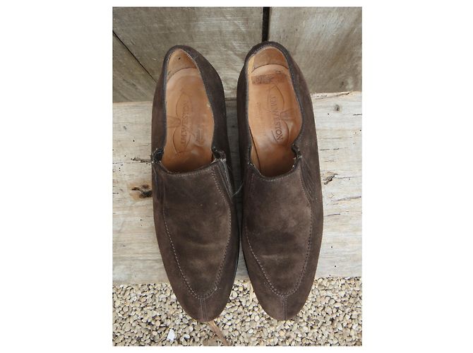 J.M. WESTON JM Weston Slipper mit Absatz 35,5 Dunkelbraun - Ansicht 5