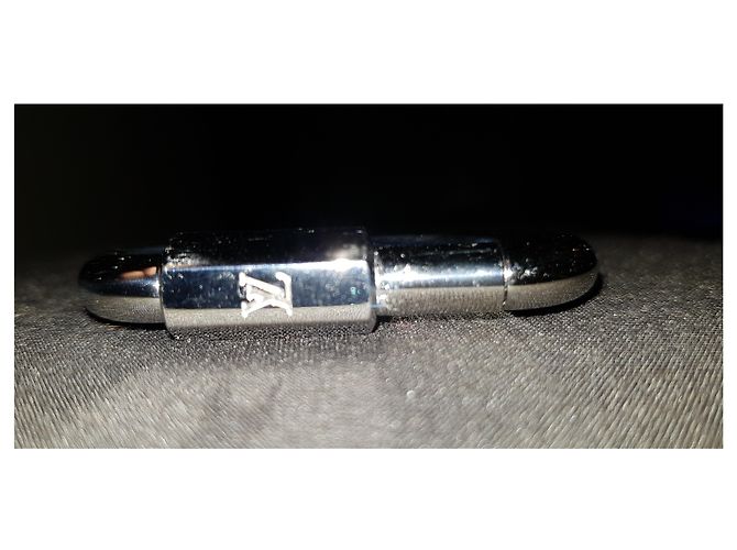 Moschettone Louis Vuitton Argento Ciondolo Silver hardware - vista 4