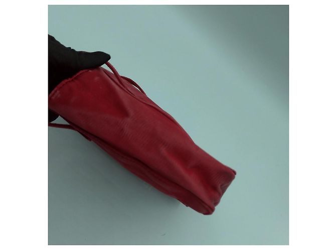 Mini borsa Gucci rossa in satin Rosso - vista 5