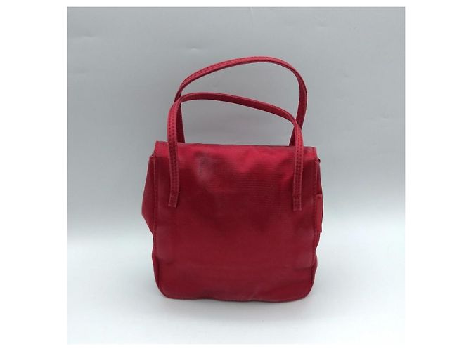 Mini borsa Gucci rossa in satin Rosso - vista 9