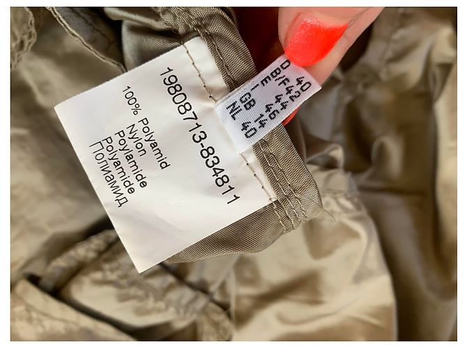 Autre Marque Abrigo Nvsco 2107 Beige Poliamida - vista 3