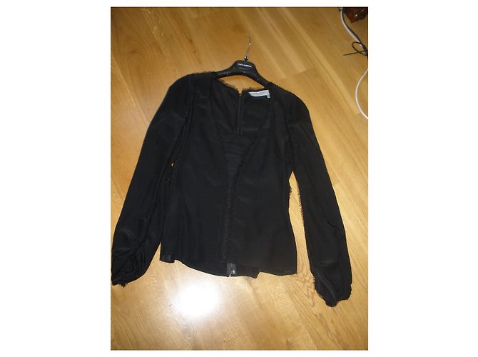 Saint Laurent Seidenbluse Schwarz - Ansicht 7