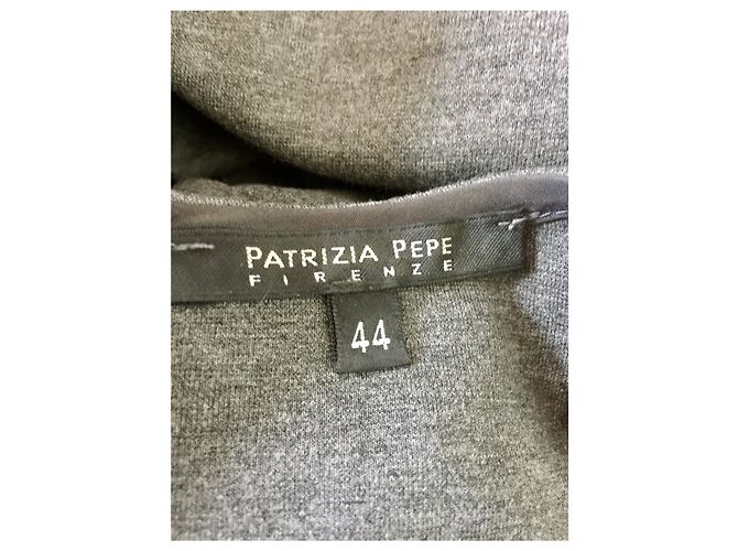 Patrizia Pepe Kleid in Grau aus Viskose mit Rüschen - Ansicht 5