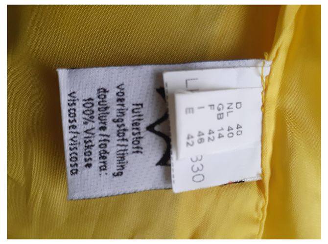 Autre Marque Lammfelljacke Gelb - Ansicht 4