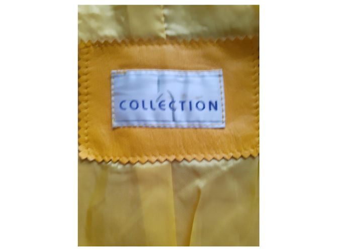 Autre Marque Lammfelljacke Gelb - Ansicht 5
