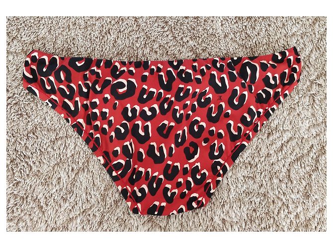 Braguita de bikini Louis Vuitton Roja - vista 2