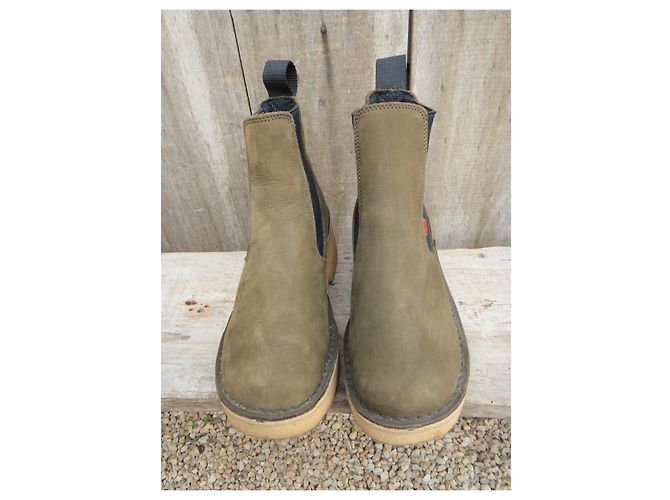 Autre Marque Stivaletti Chelsea Kickers vintage anni settanta p 36 - vista 3