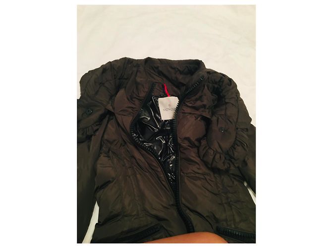 Parka Moncler Marrón Talla 38 Castaño - vista 10