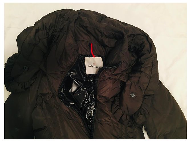Parka Moncler Marrón Talla 38 Castaño - vista 12