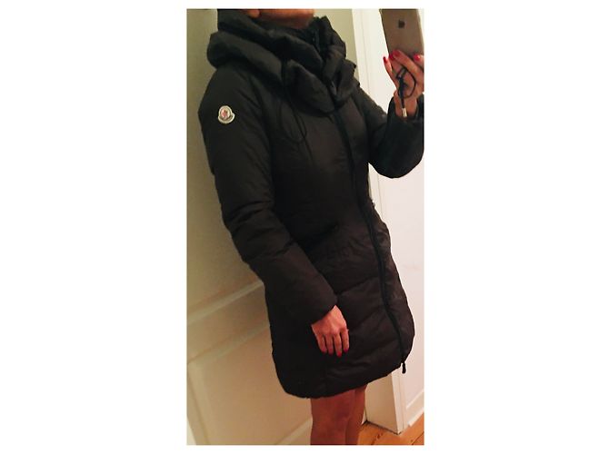 Parka Moncler Marrón Talla 38 Castaño - vista 2