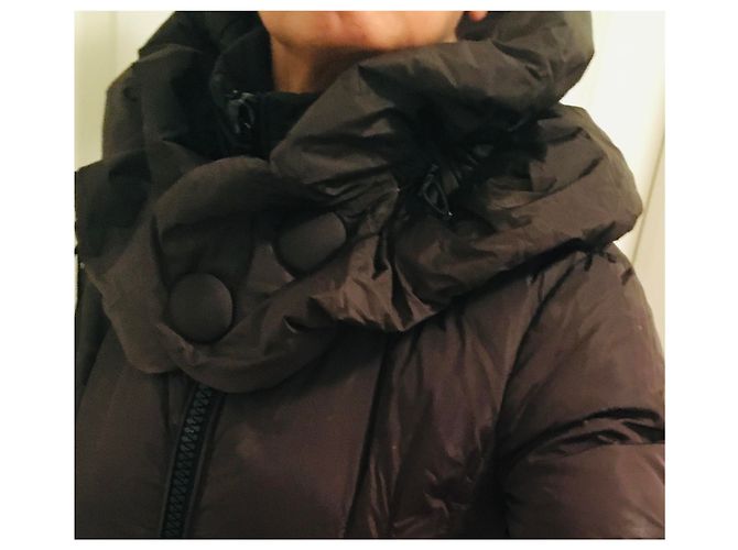 Parka Moncler Marrón Talla 38 Castaño - vista 3