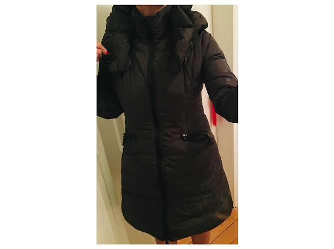 Parka Moncler Marrón Talla 38 Castaño - vista 5