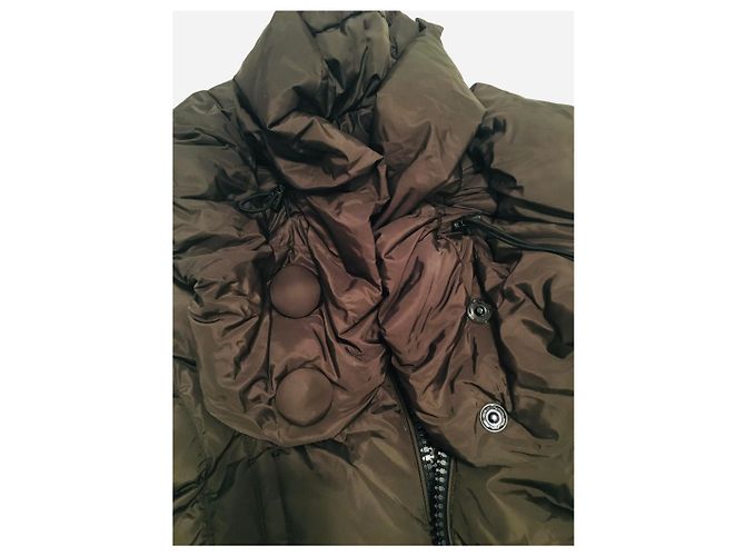 Parka Moncler Marrón Talla 38 Castaño - vista 9
