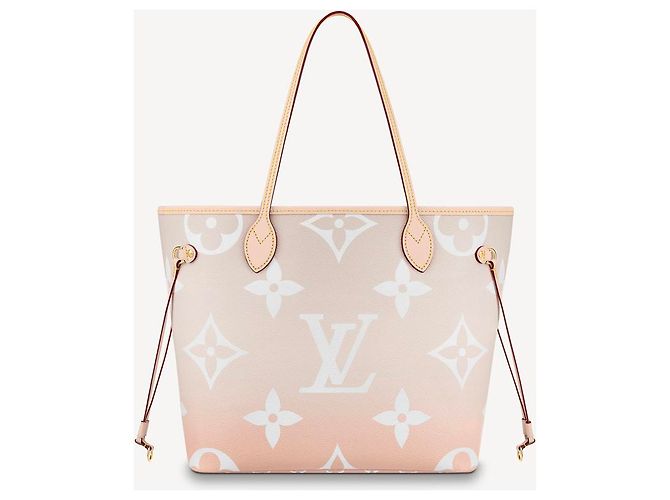 Louis Vuitton LV Neverfull in piscina Grigio - vista 3