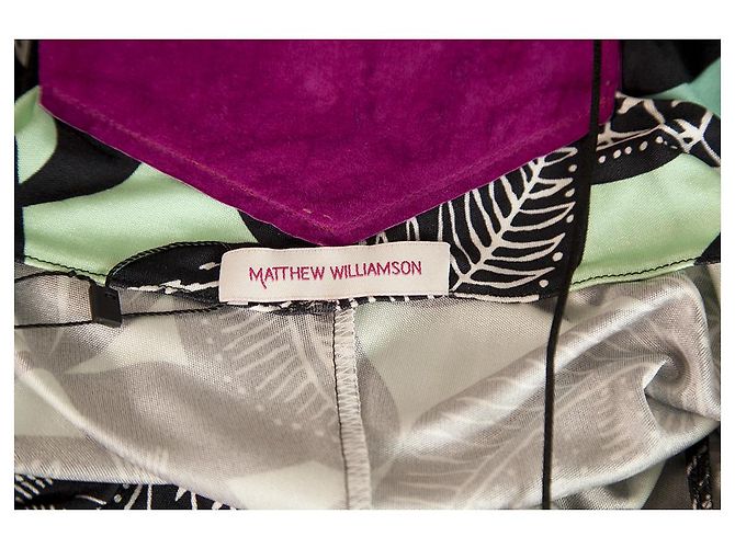 Matthew Williamson Mini vestido de verano sin mangas con estampado étnico de seda sin mangas 8 Multicolor - vista 3