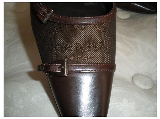 Prada Pumps Braun Stoff Absatz 40 - Ansicht 2