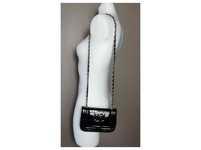 Chanel Mini-Tasche Schwarz - Ansicht 3