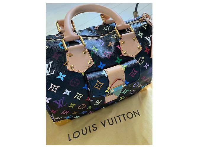 Louis Vuitton SPEEDY MULTICO NERO M92642 Multicolore - vista 2