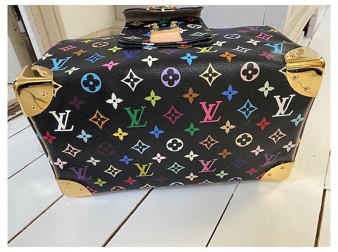 Louis Vuitton SPEEDY MULTICO NERO M92642 Multicolore - vista 3