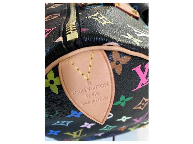 Louis Vuitton SPEEDY MULTICO NERO M92642 Multicolore - vista 5